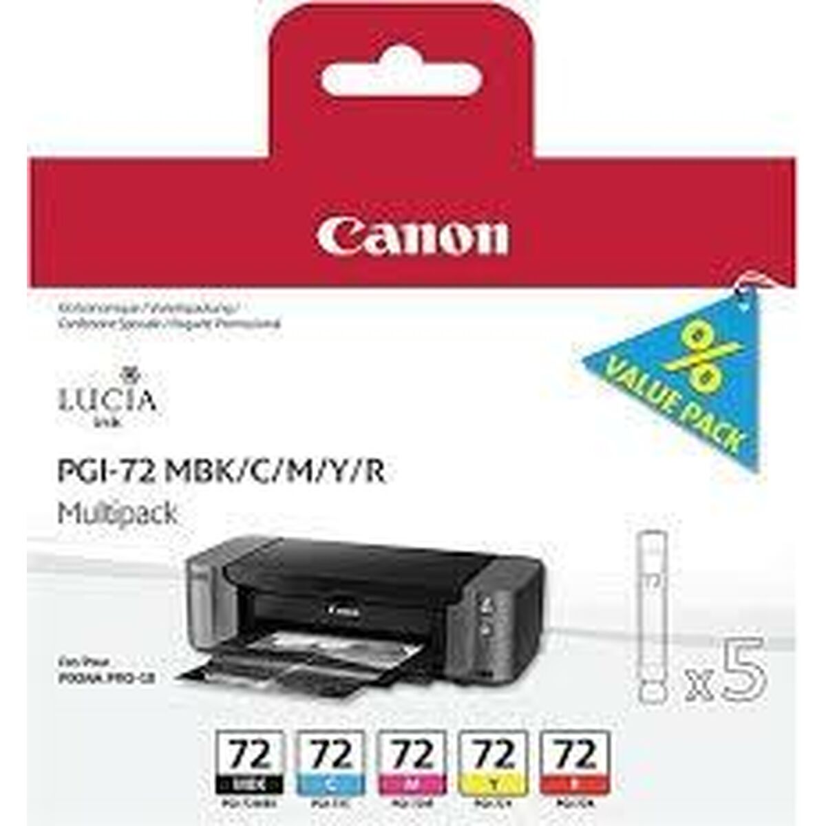 Ink/PGI-72 Cartridge CMYMkR