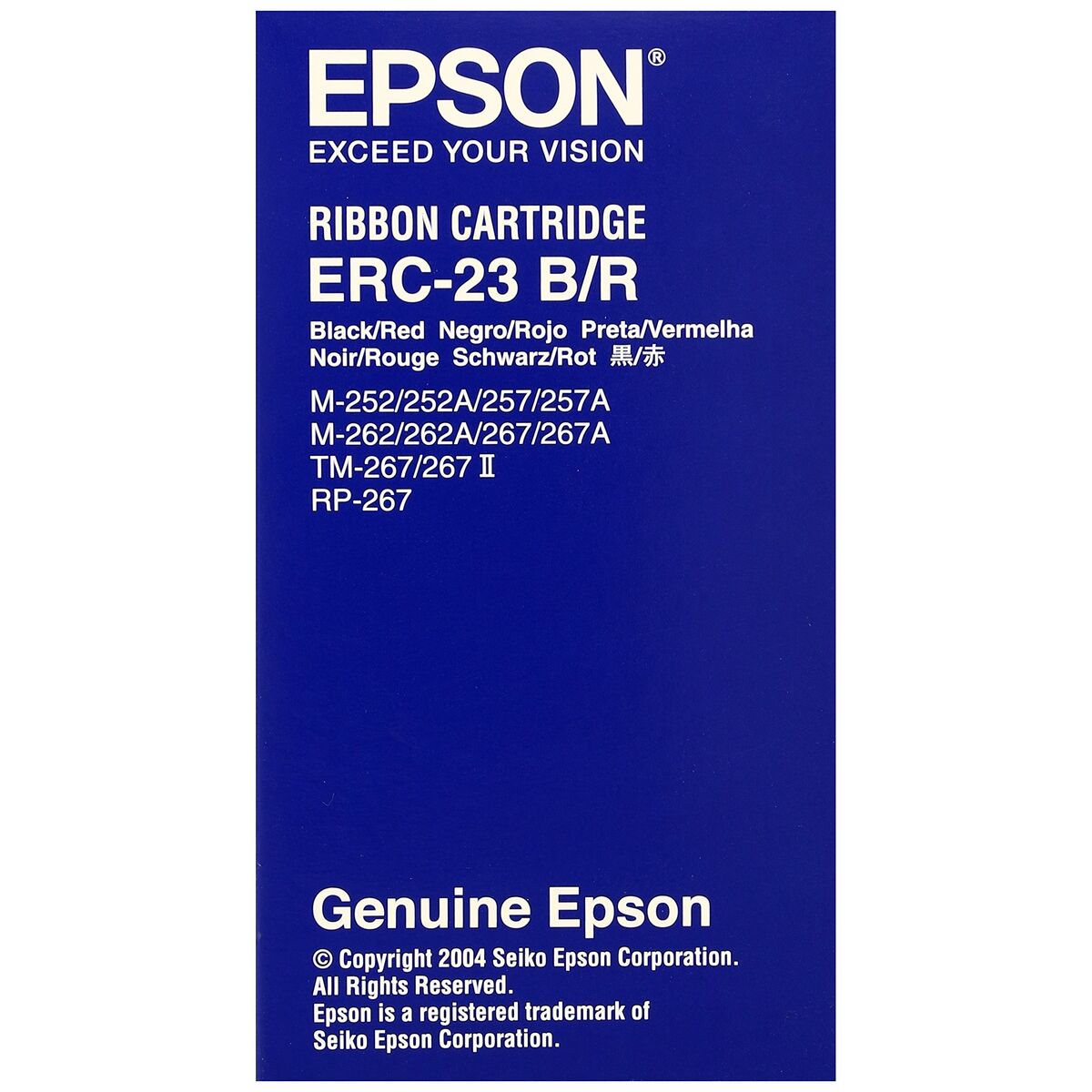 EPSON ERC23BR ruban noir et rouge