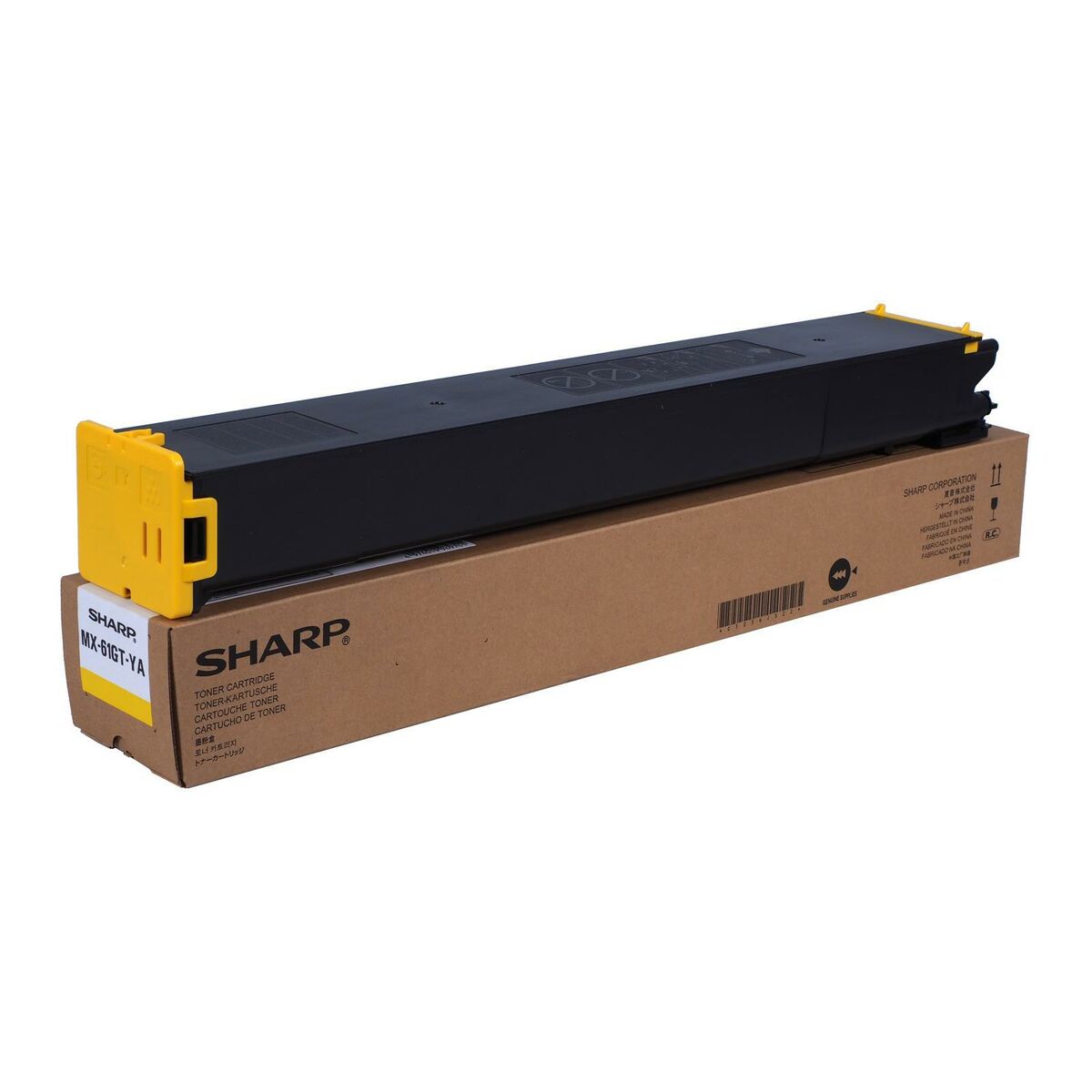 Sharp MX61GTYA Cartouche de toner 1 piece(s) Original Jaune