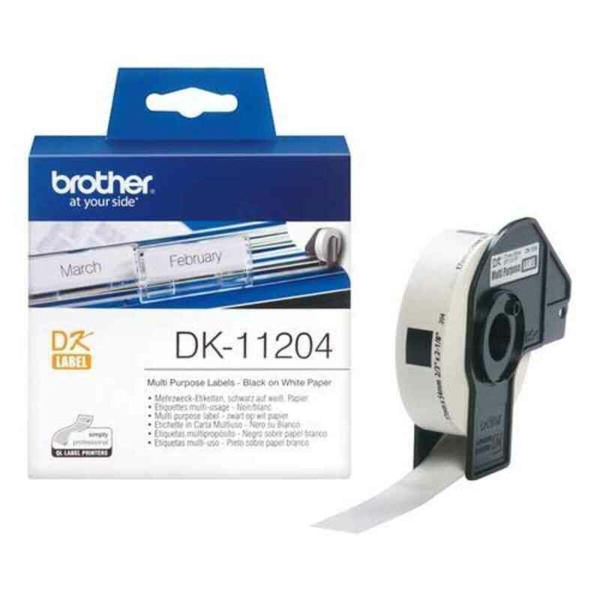 Dual label 400pc/roll 17x54 f QL-series