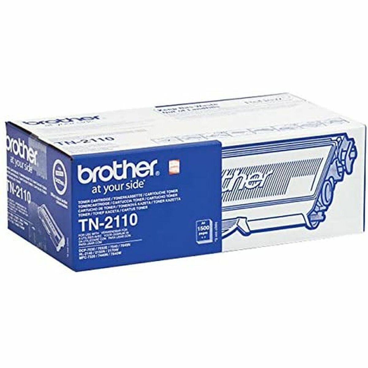 BROTHER TN-2110 cartouche de toner noir capacité standard 1.500 pages pack de 1
