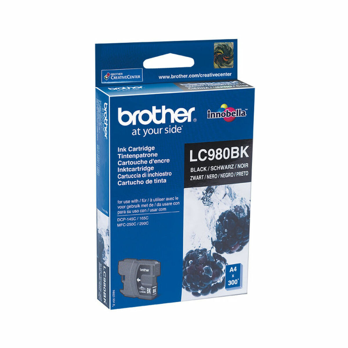 BROTHER CARTOUCHE ENCRE NOIRE (300 PAGES) POUR DCP145C-165C, MFC250C-290C
