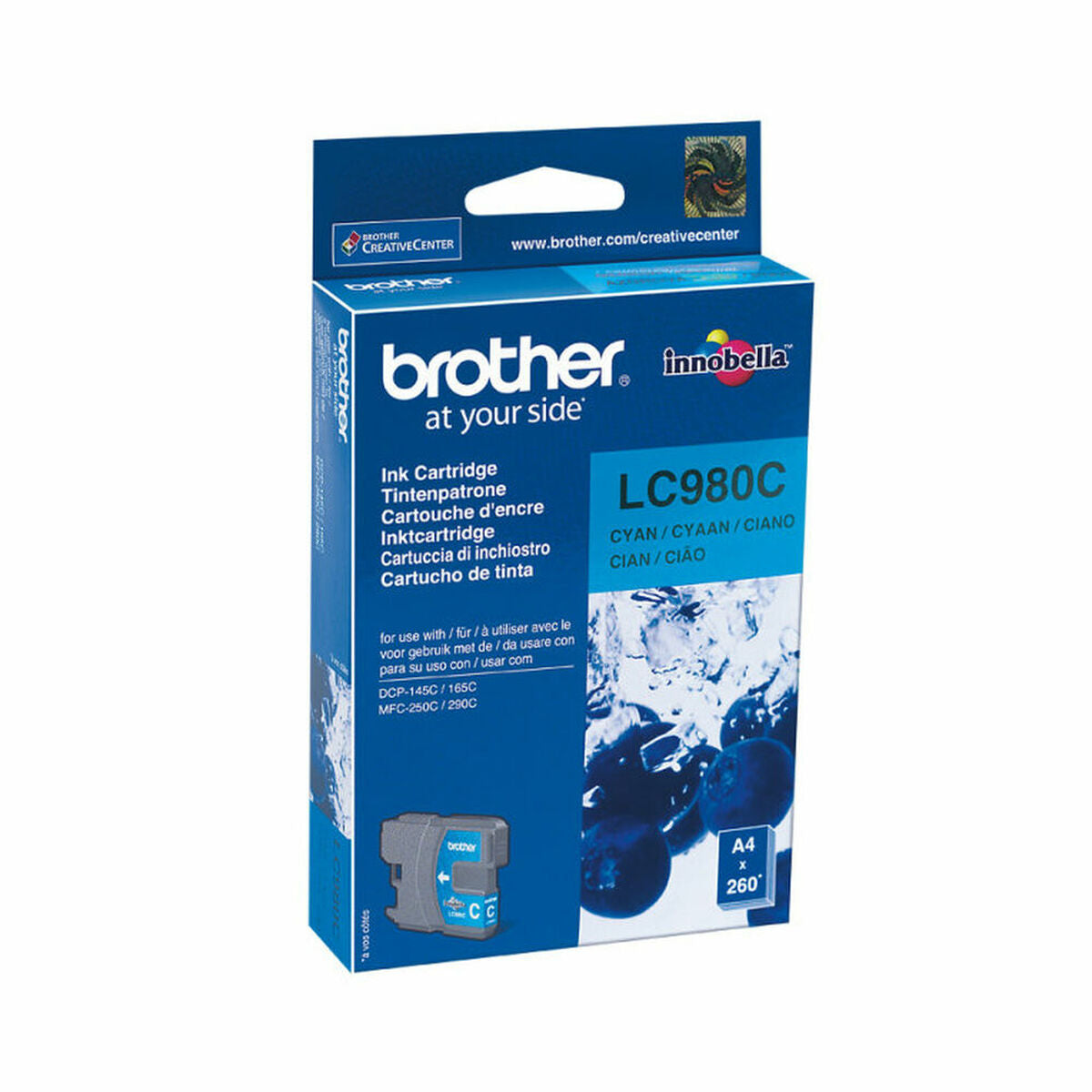 BROTHER CARTOUCHE ENCRE CYAN (300 PAGES) POUR DCP145C-165C, MFC250C-290C