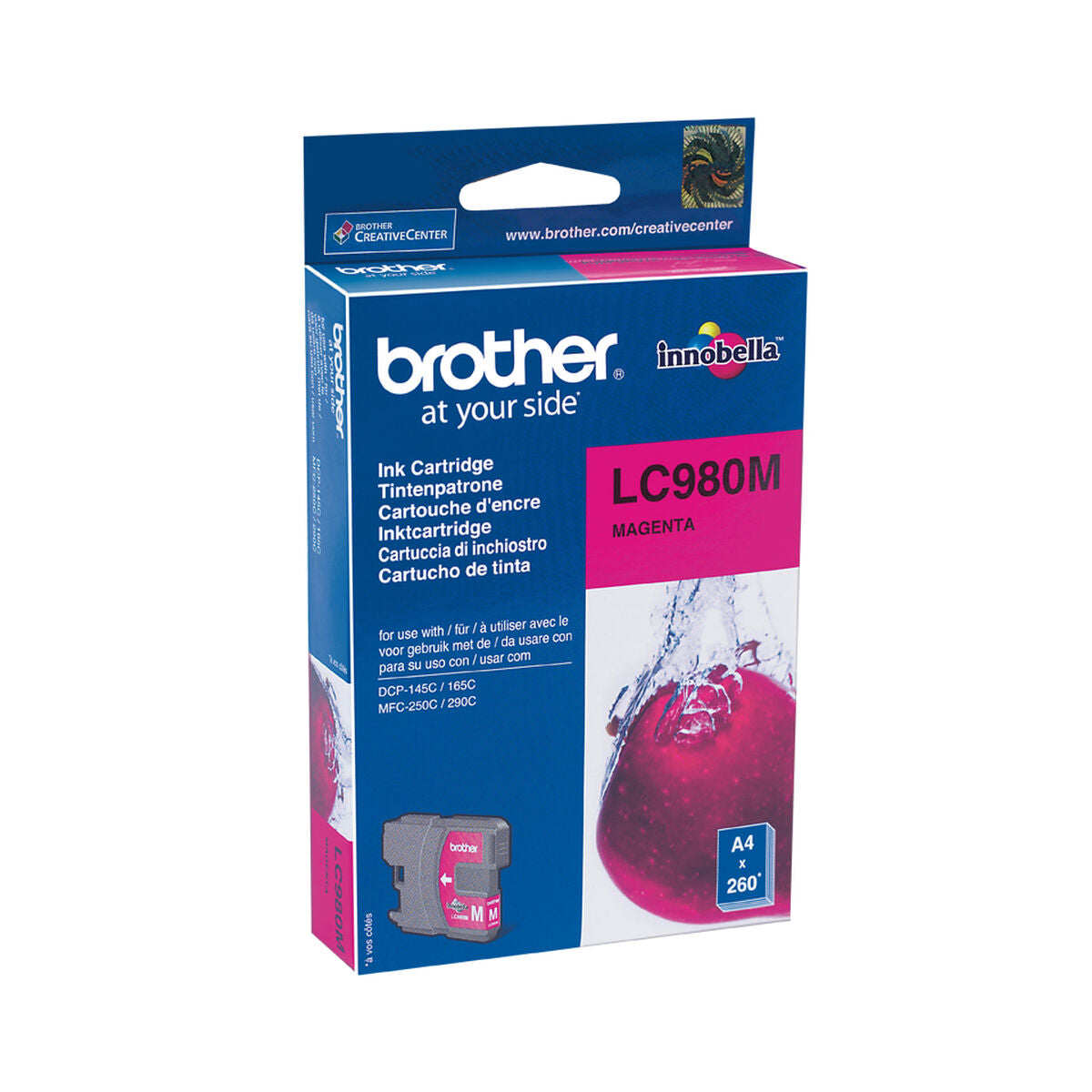 BROTHER CARTOUCHE ENCRE MAGENTA (300 PAGES) POUR DCP145C-165C, MFC250C-290C