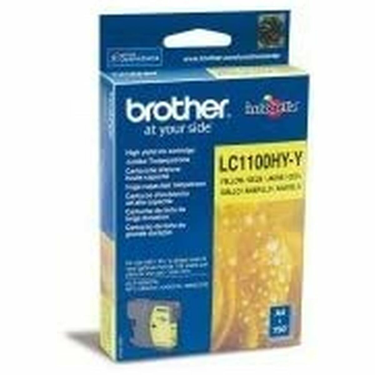BROTHER LC-1100 cartouche d encre jaune haute capacité 16ml 750 pages pack de 1