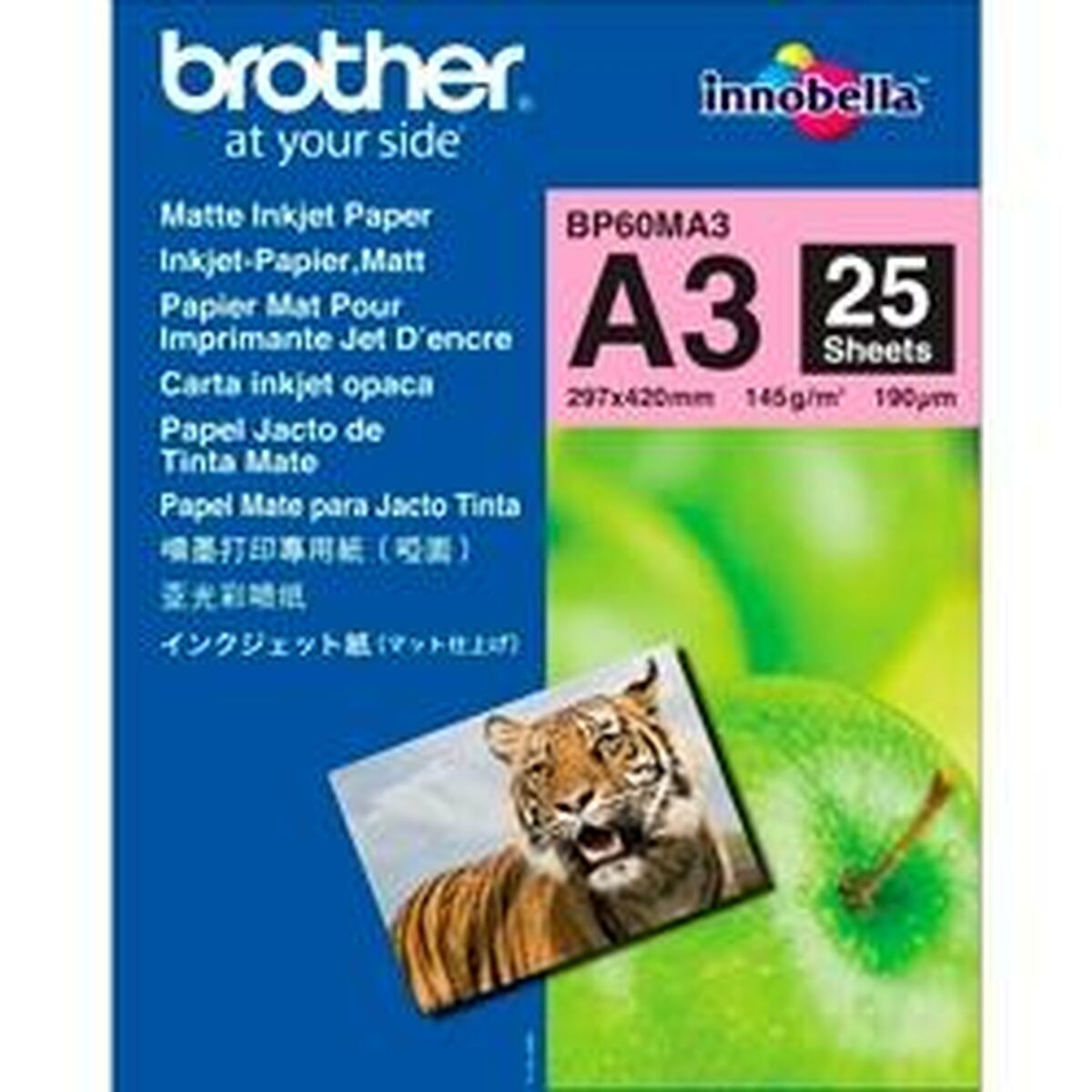 BROTHER Papier mat A3 25 feuilles