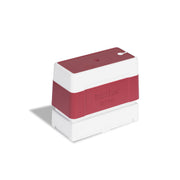 Pack 6 Red self-inking stamps 27x70