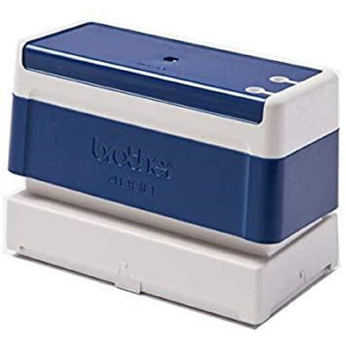 Pack 6 bleu self-inking stamps 40x90 mm