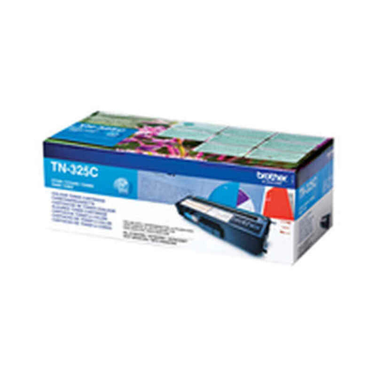 BROTHER TN-325 cartouche de toner cyan capacité standard 3.500 pages pack de 1