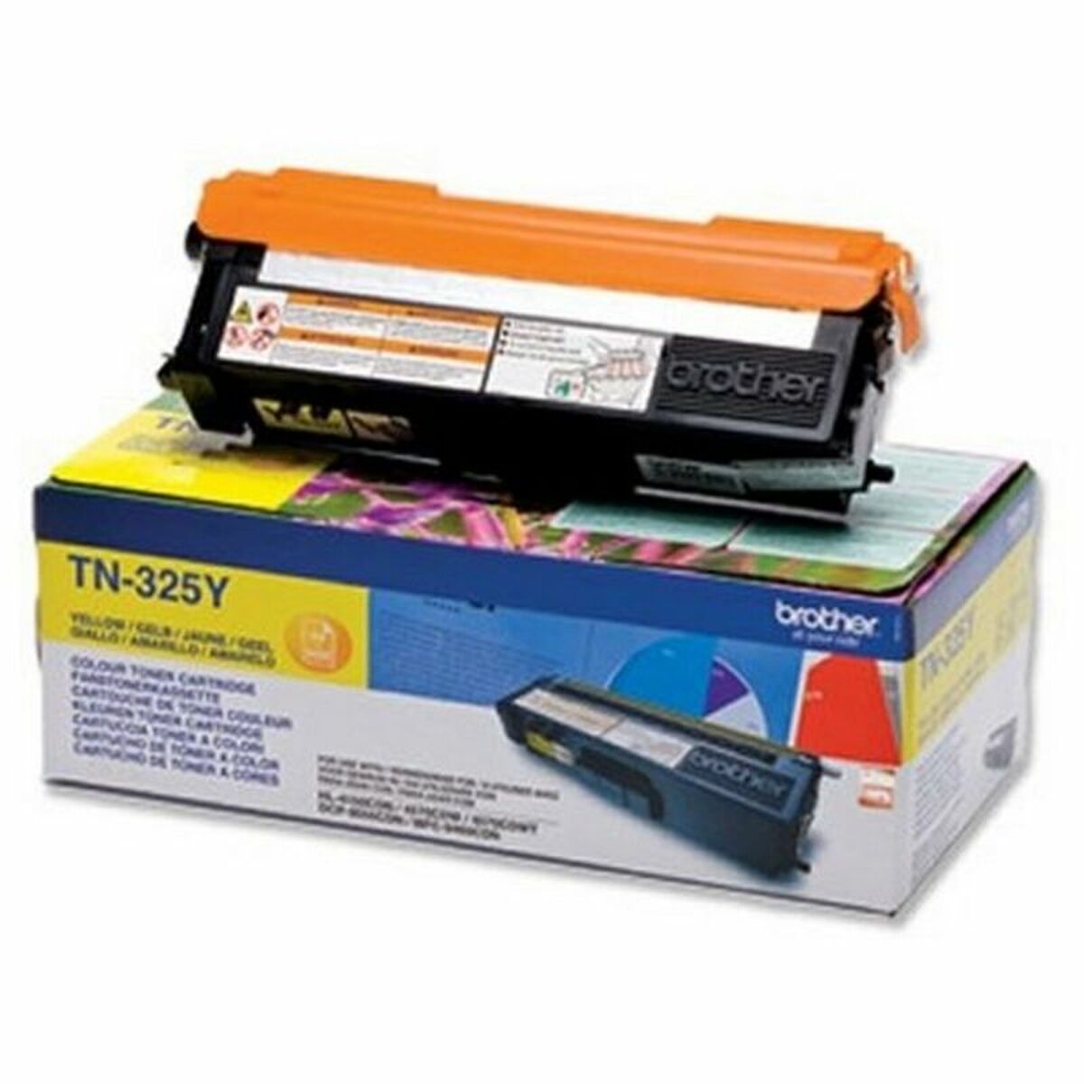 BROTHER TN-325 cartouche de toner jaune capacité standard 3.500 pages pack de 1