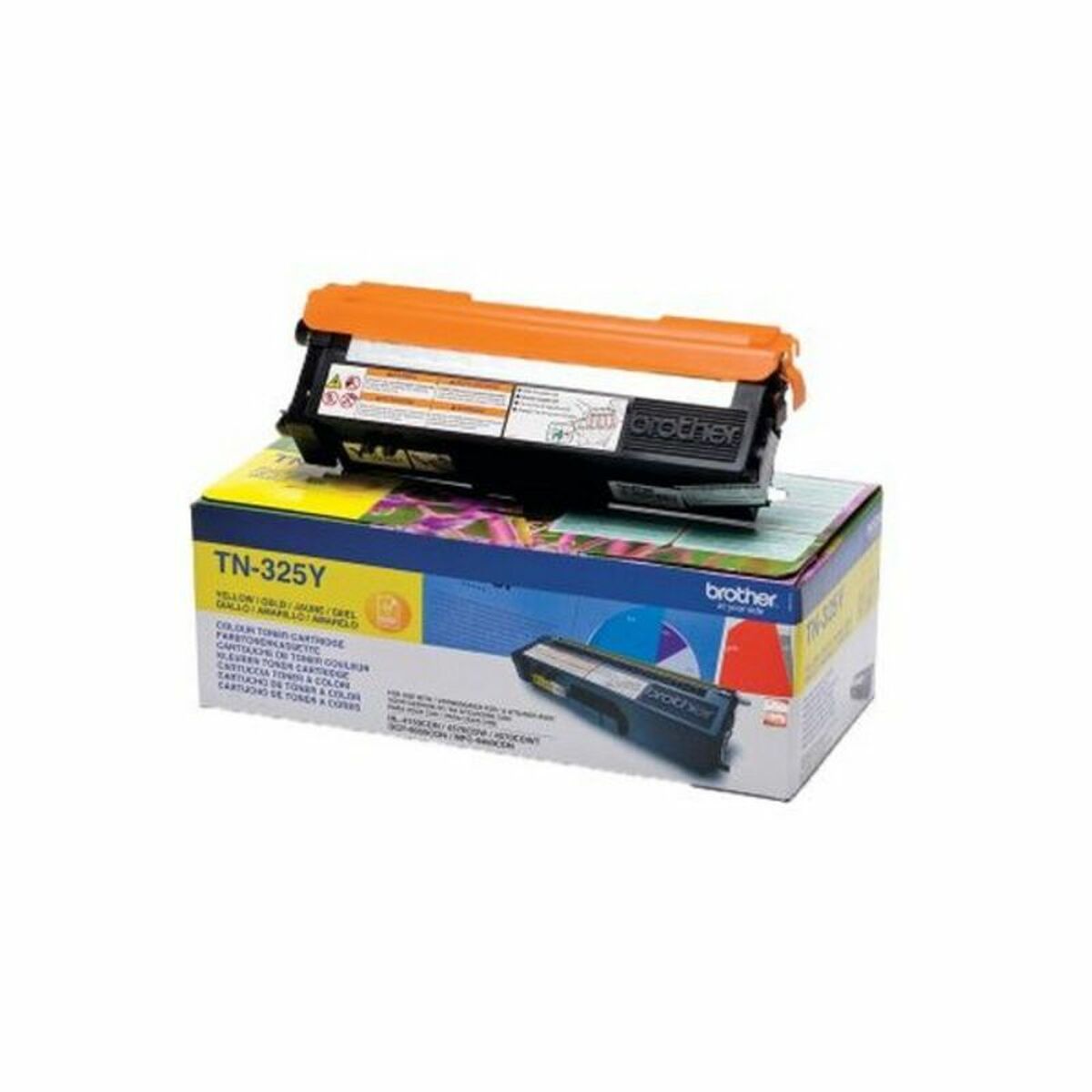 BROTHER TN-325 cartouche de toner jaune capacité standard 3.500 pages pack de 1