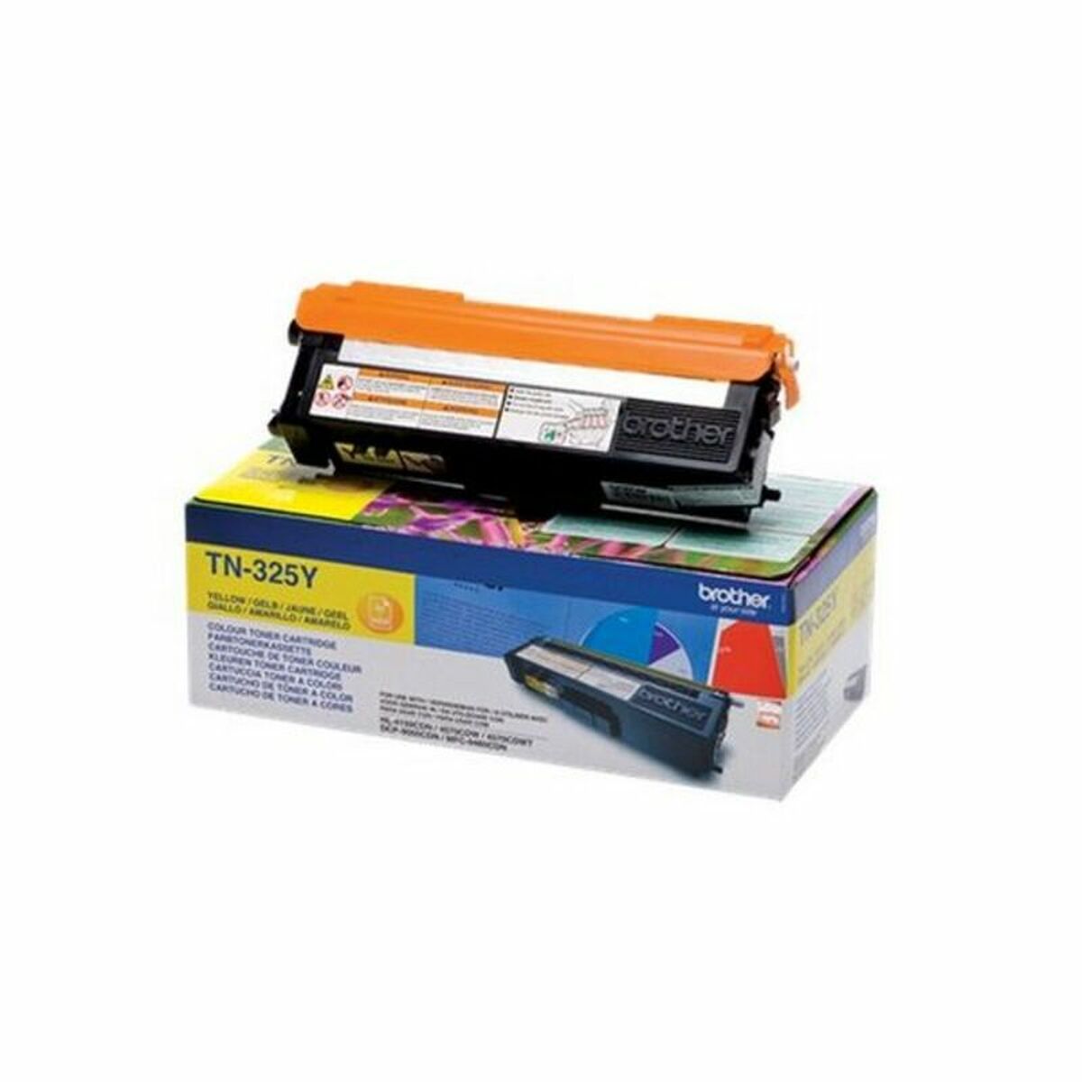 BROTHER TN-325 cartouche de toner jaune capacité standard 3.500 pages pack de 1