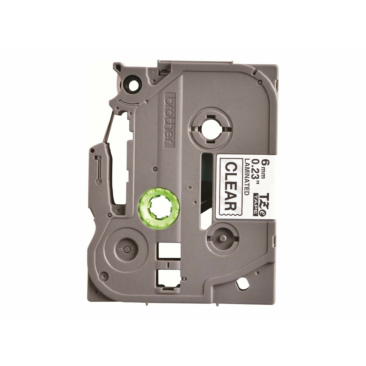 BROTHER P-TOUCH TZE-111 noir sur clear 6mm