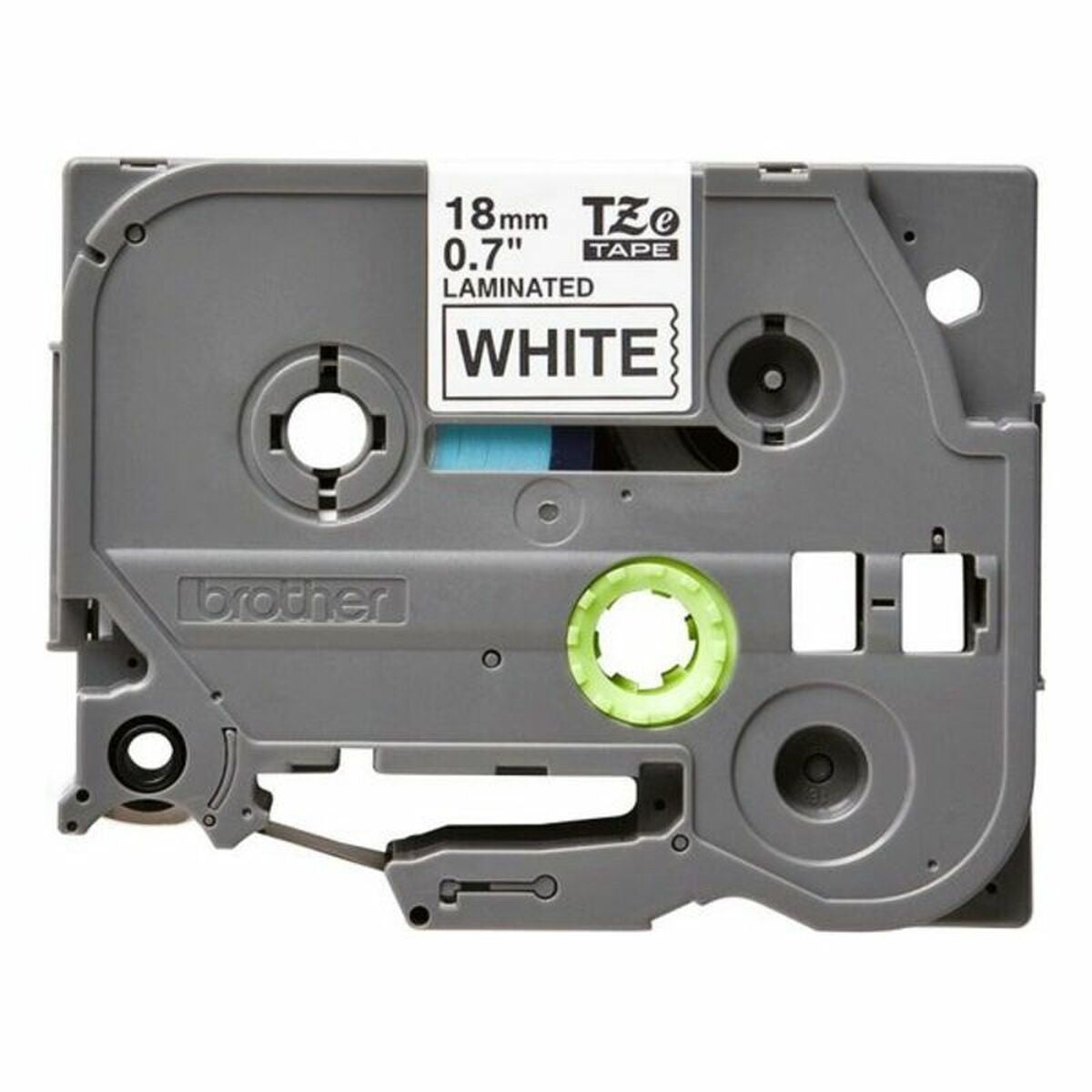 BROTHER P-TOUCH TZE-241 noir sur blanc 18mm pièce