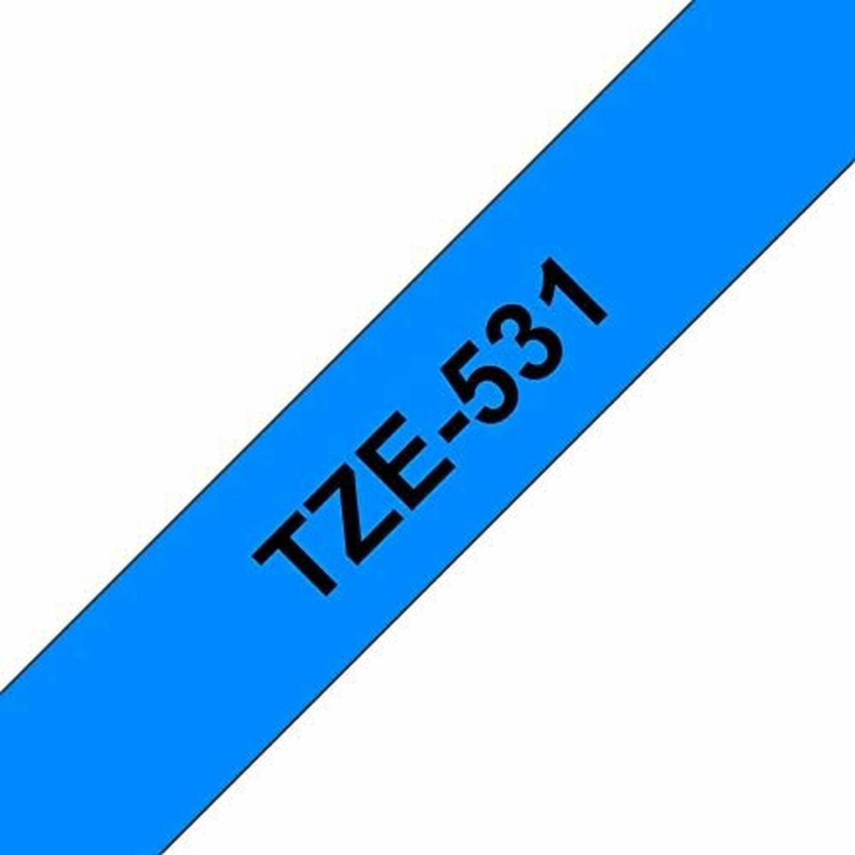 BROTHER P-TOUCH TZE-531 noir sur bleu 12mm