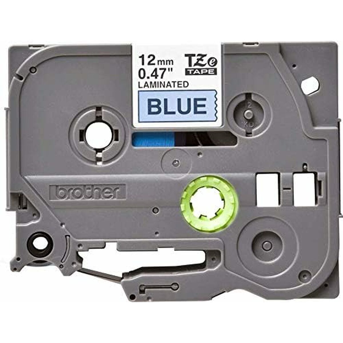 BROTHER P-TOUCH TZE-531 noir sur bleu 12mm