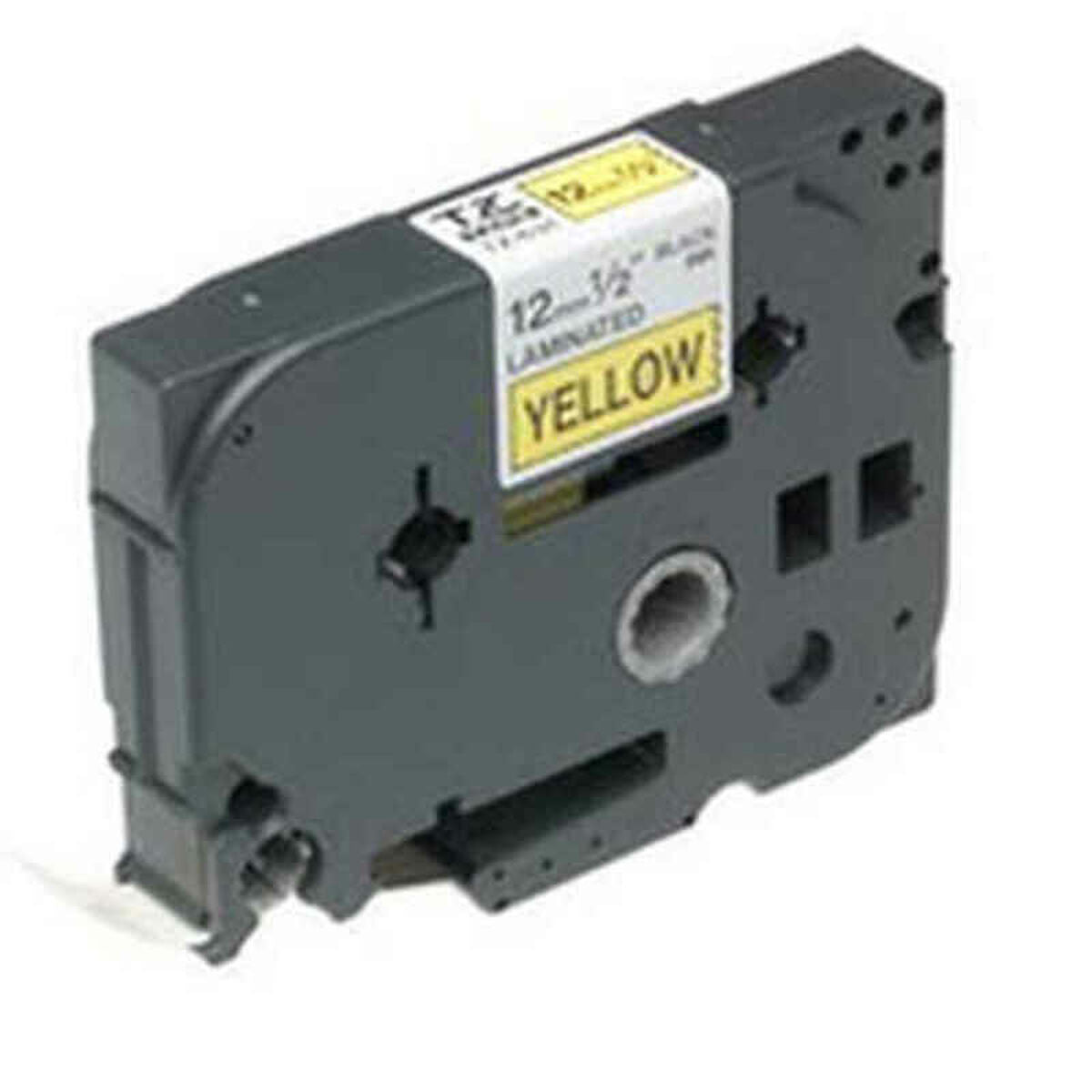 BROTHER P-TOUCH TZE-631 noir sur jaune  12mm
