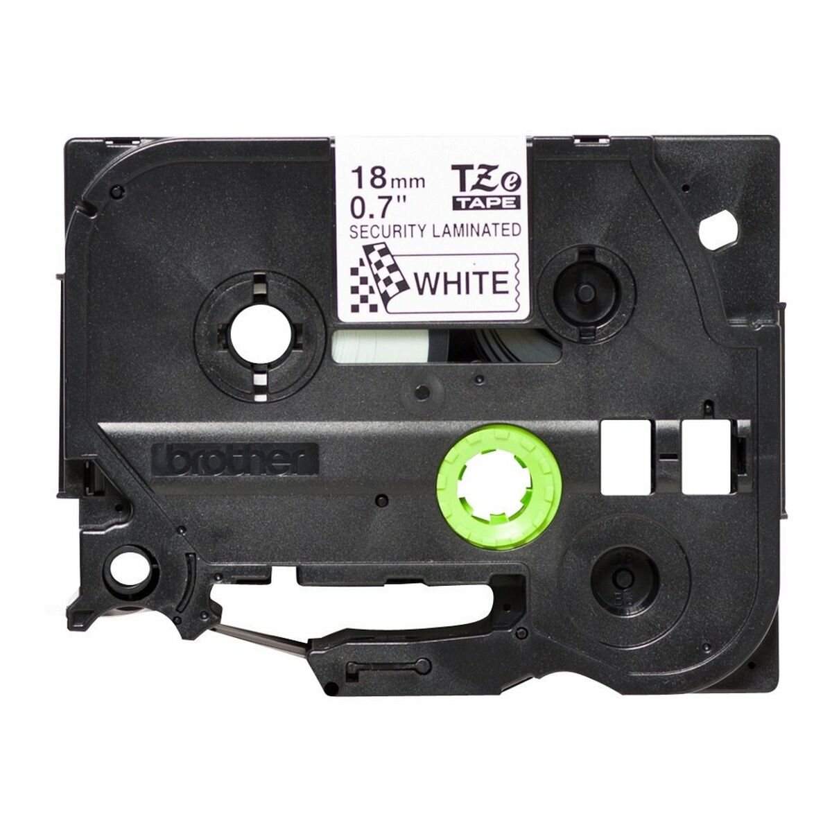 BROTHER P-TOUCH TZE-SE4noir sur security blanc textile 18