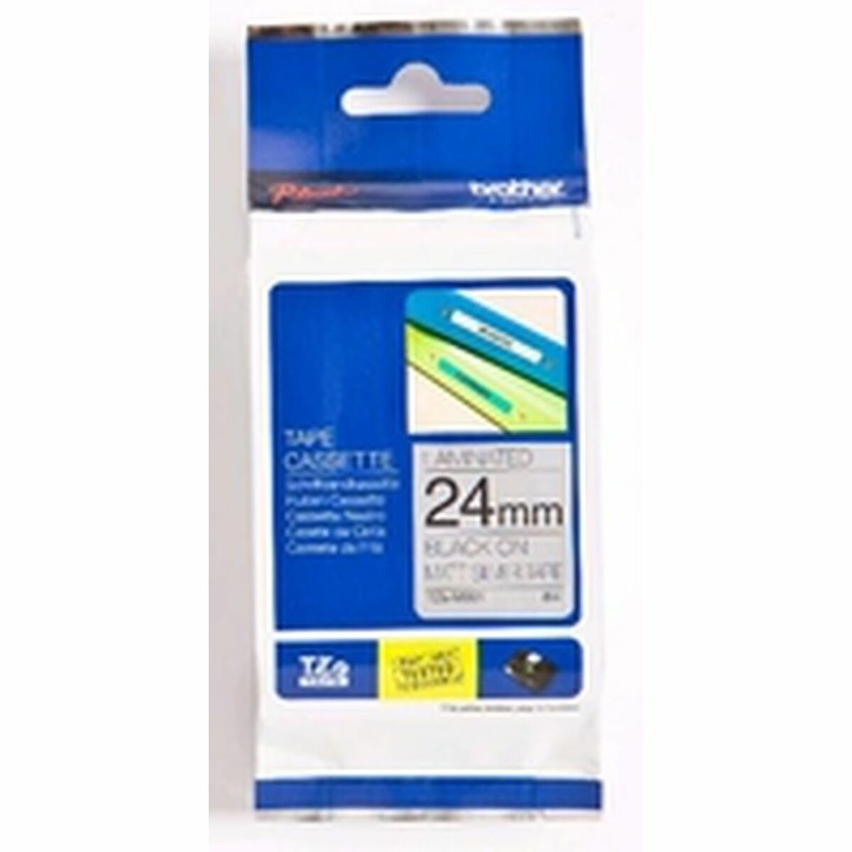 BROTHER P-TOUCH TZE-M951 noir sur silver-matt 24mm