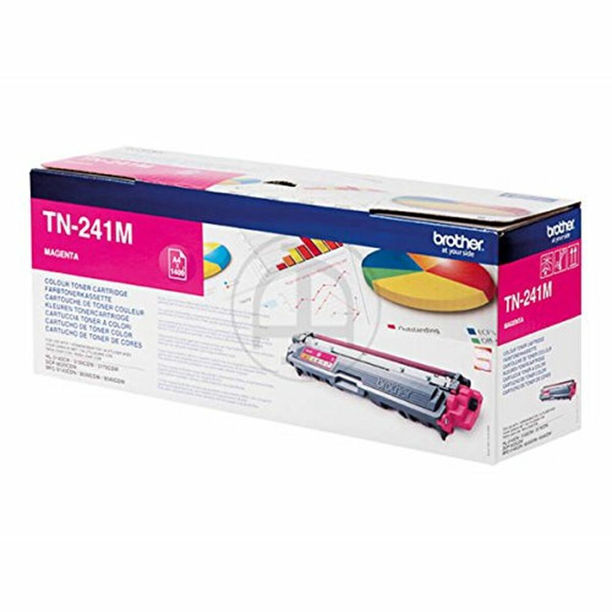 BROTHER TN241M HL-3140CW/3150CDW/3170CDW cartouche de toner magenta capacité standard 1.400 pages pack de 1