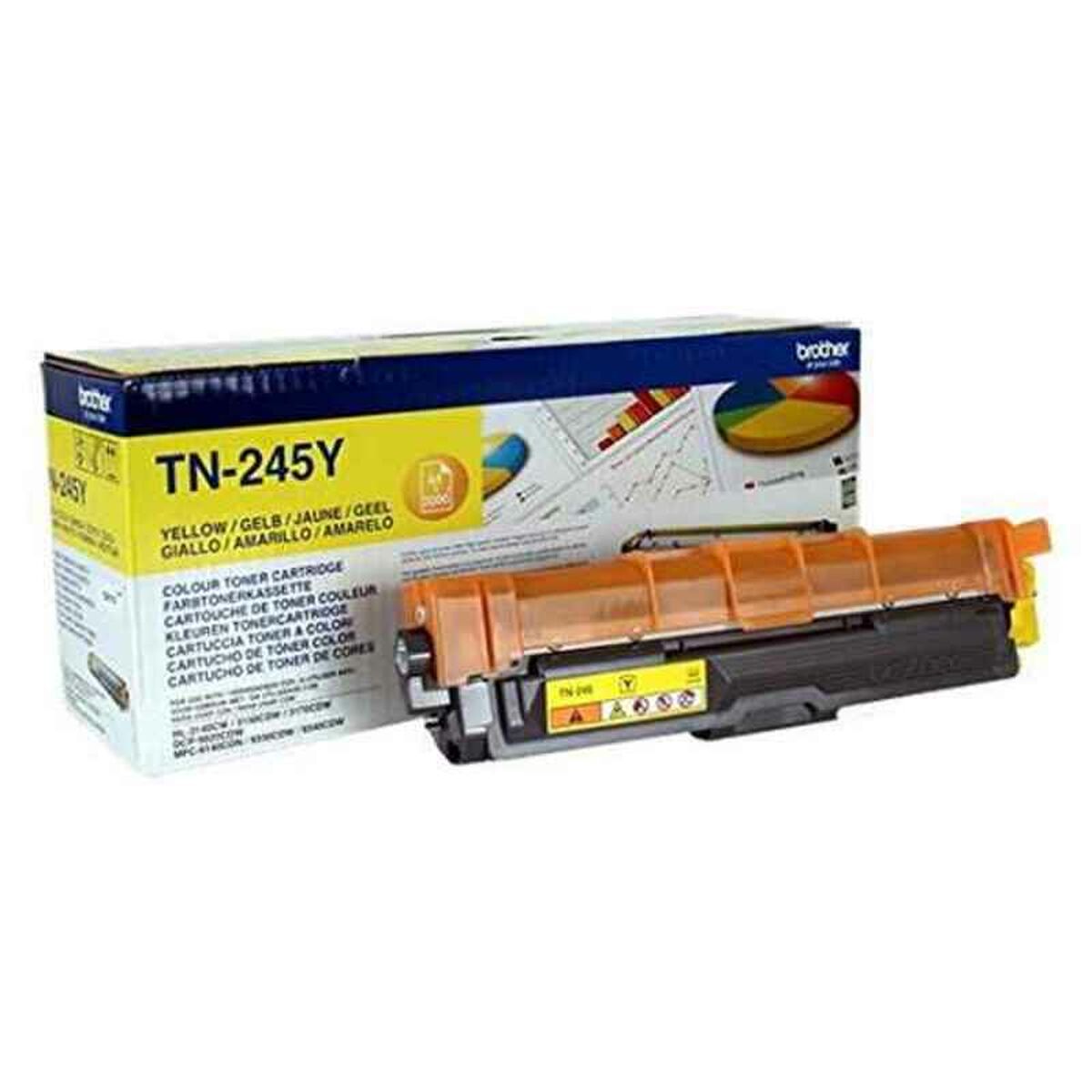 BROTHER TN245Y HL-3140CW/3150CDW/3170CDW toner jaune haute capacité 2.200 pages pack de 1