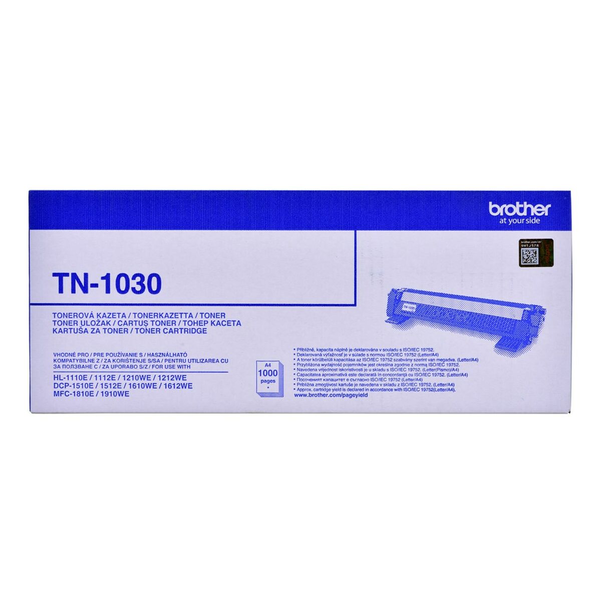 Brother TN-1030 Cartouche de toner 1 piece(s) Original Noir