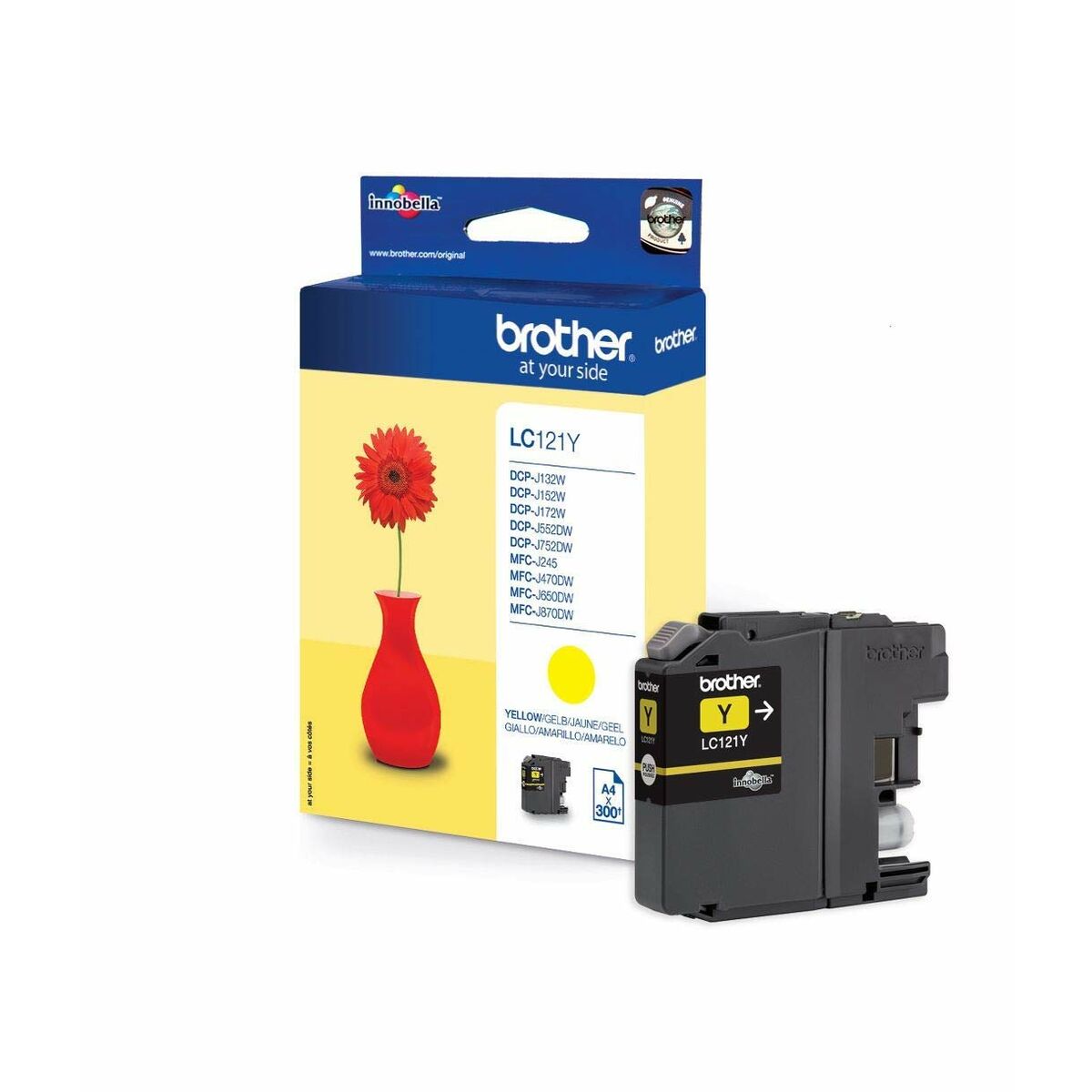 BROTHER Cartouche d encre jaune pour DCP-J752DW