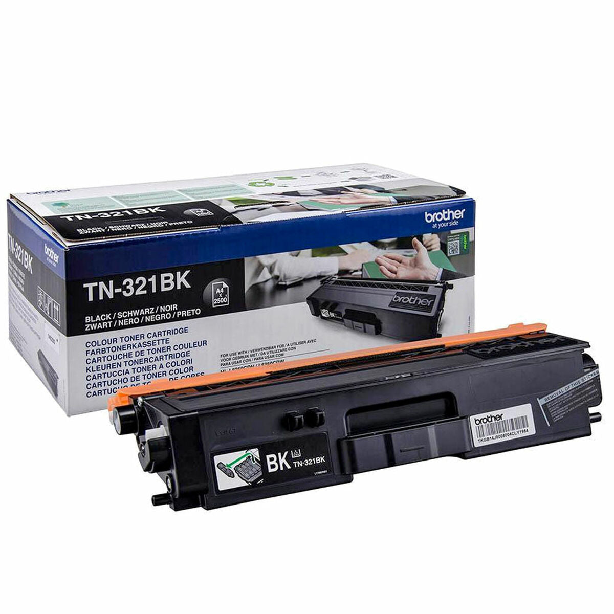 BROTHER TN-321BK cartouche de toner noir capacité standard 2.500 pages pack de 1