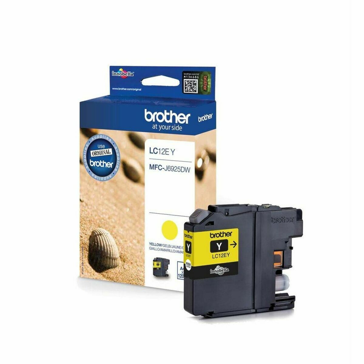 BROTHER Cartouche d encre jaune haute capacité 1200 p. pour MFCJ6925DW