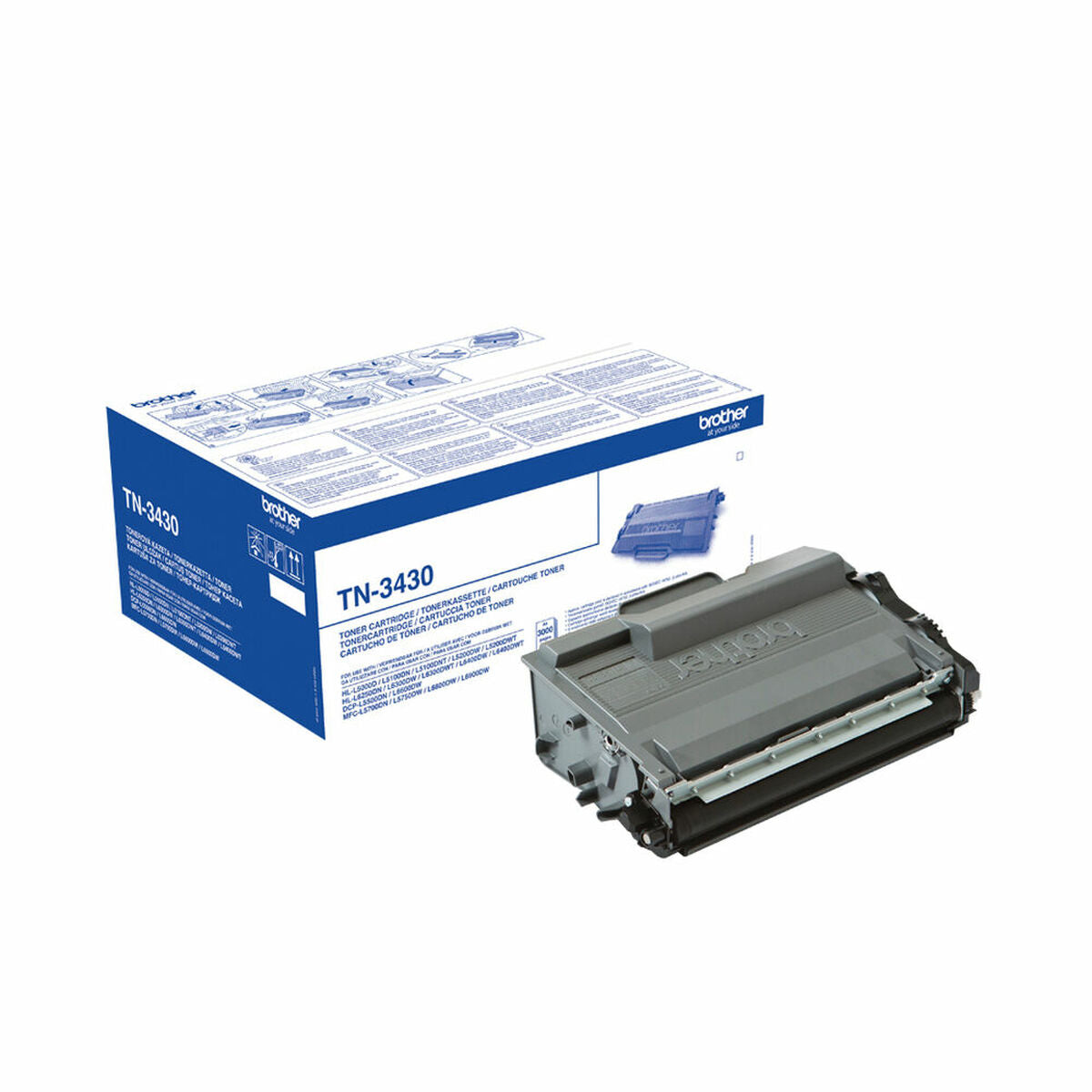 BROTHER TN3430 Cartouche d encre Noir