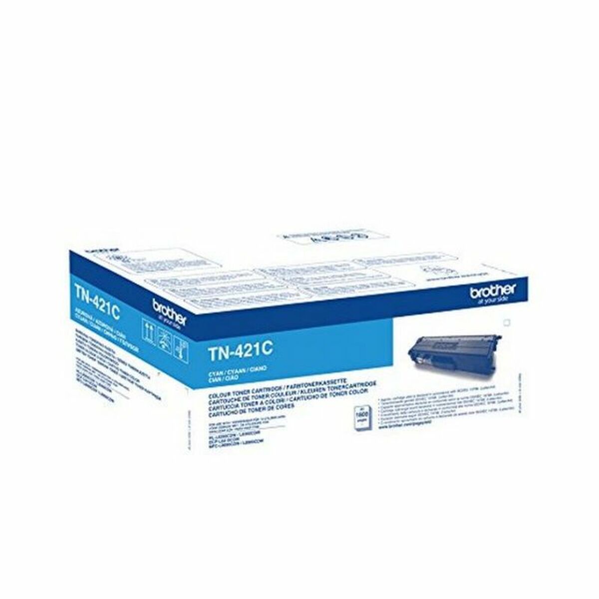 BROTHER TN421C Toner Cartouche Cyan 1.800 pages pour Brother HL-L8260CDW, L8360CDW