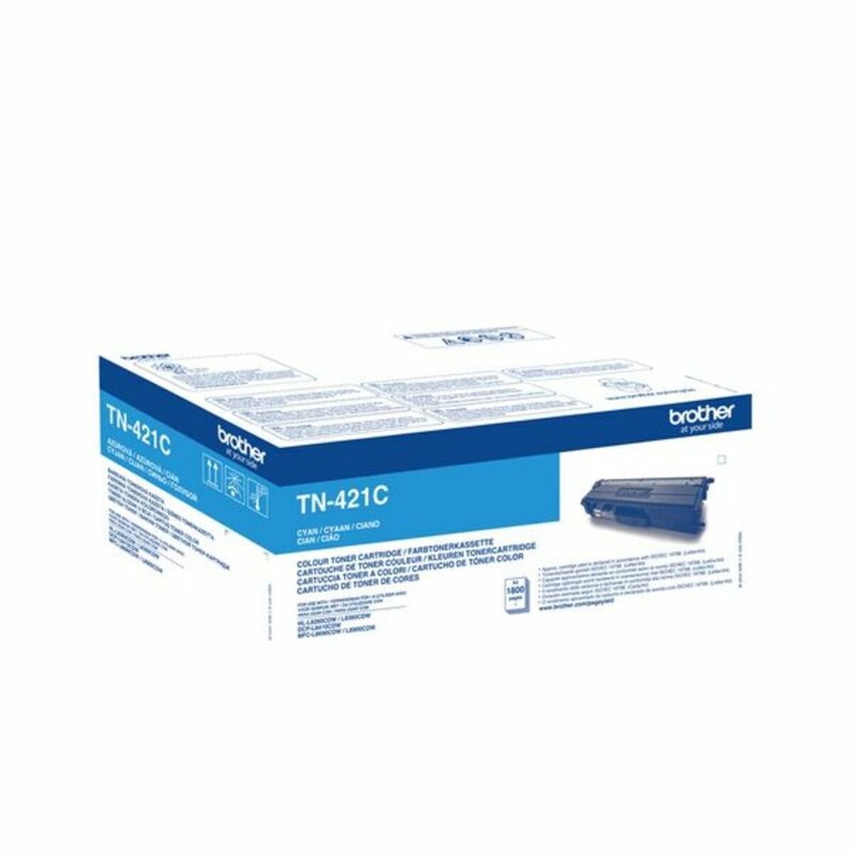 BROTHER TN421C Toner Cartouche Cyan 1.800 pages pour Brother HL-L8260CDW, L8360CDW