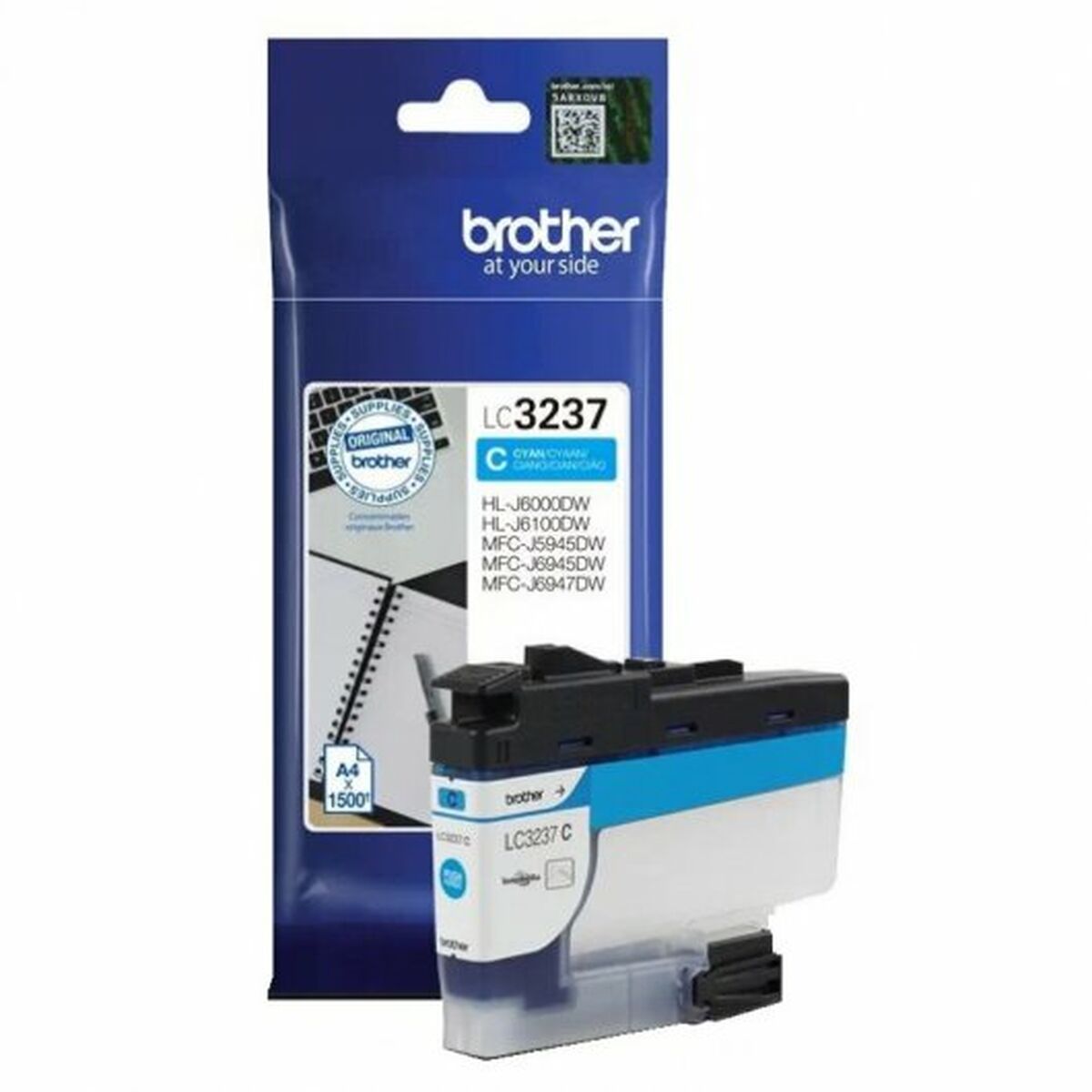 BROTHER LC-3237C Cyan Ink 1500 pages