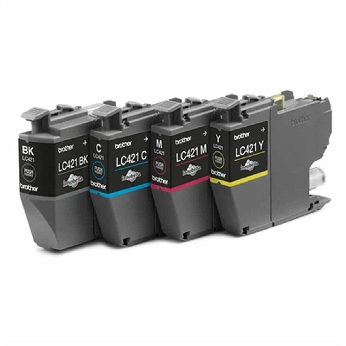 BROTHER 4-pack of Black Cyan Magenta and Yellow 200-page standard capacity ink cartridges for DCP-J1050DW MFC-J1010DW and DCP-J11