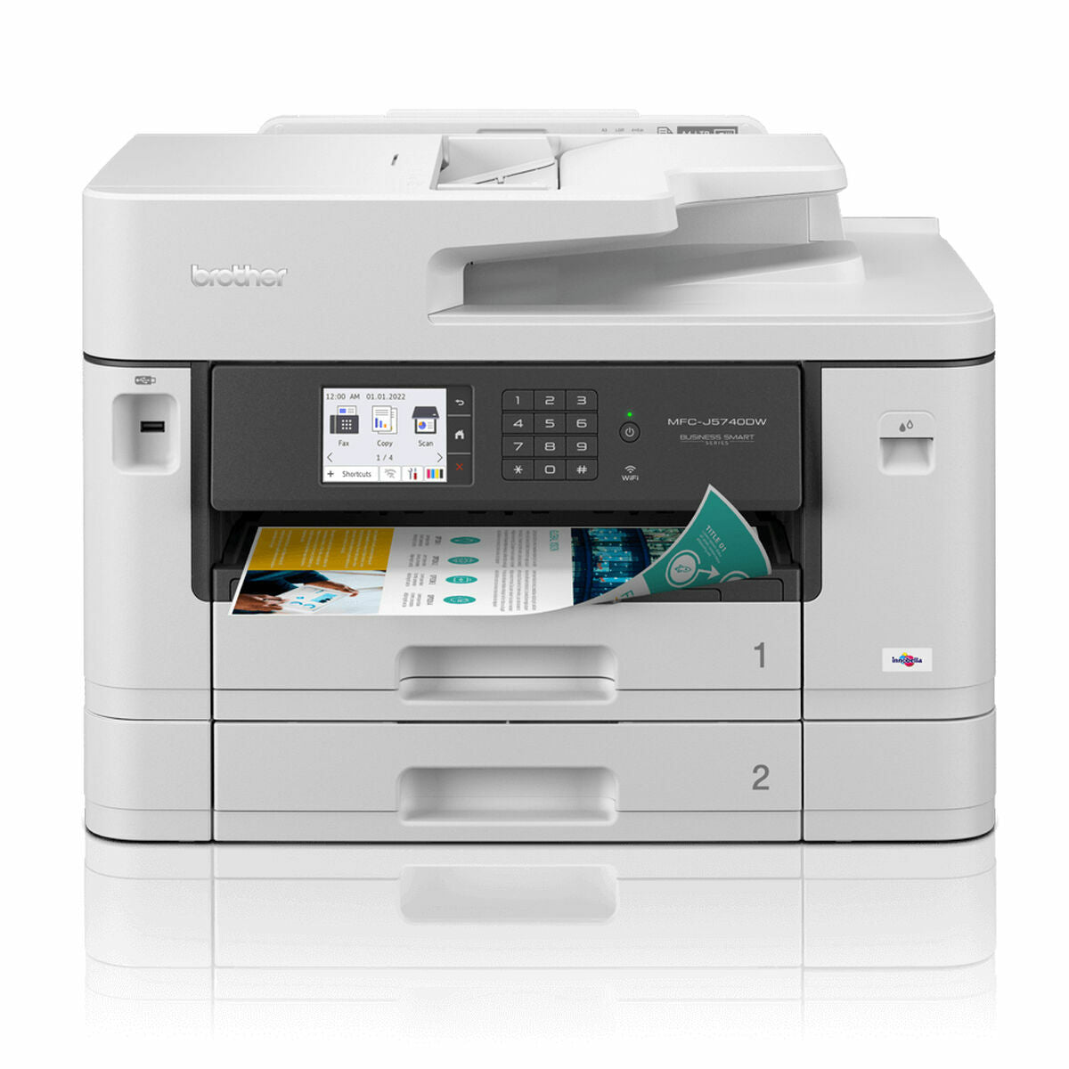 BROTHER MFC-J5740DW MFP colour ink-jet A3 25ppm copy 28ppm print 600 sheets USB 2.0 LAN Wi-Fi USB host