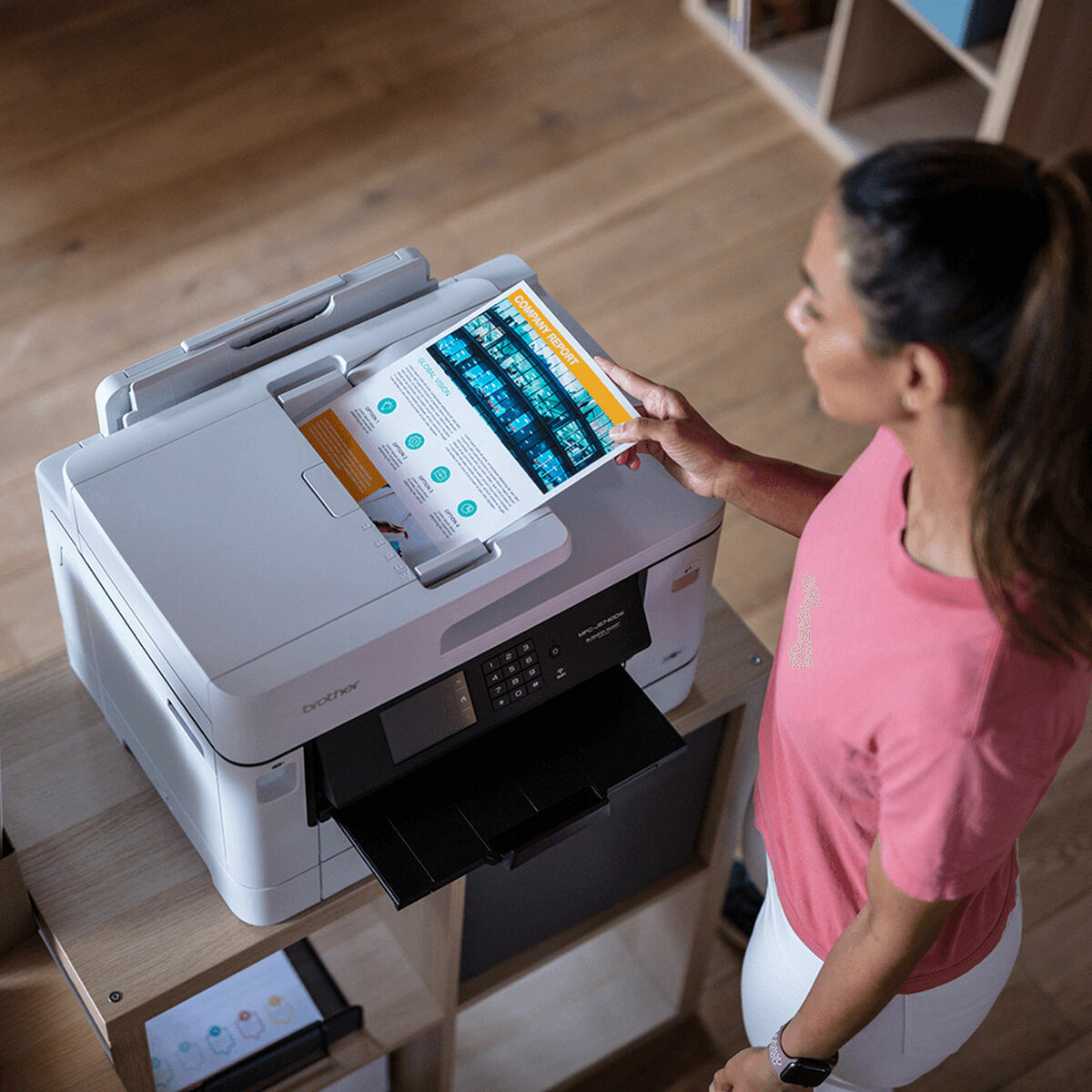 BROTHER MFC-J5740DW MFP colour ink-jet A3 25ppm copy 28ppm print 600 sheets USB 2.0 LAN Wi-Fi USB host