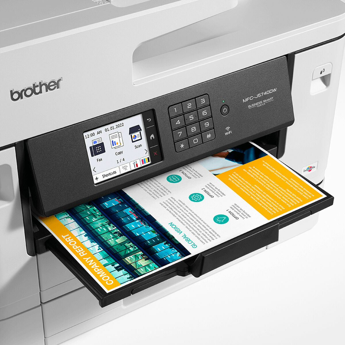 BROTHER MFC-J5740DW MFP colour ink-jet A3 25ppm copy 28ppm print 600 sheets USB 2.0 LAN Wi-Fi USB host