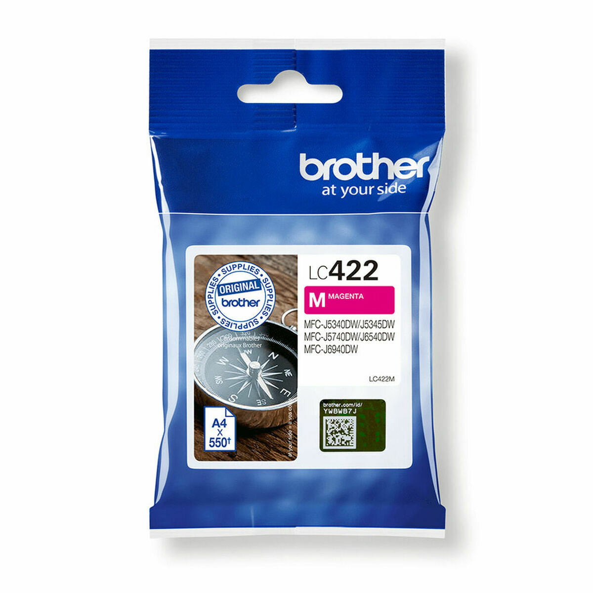 BROTHER LC422M Ink Cartridge For BH19M/B Compatible with MFC-J5340DW MFC-J5740DW MFC-J6540DW MFC-J6940DW 550 pages