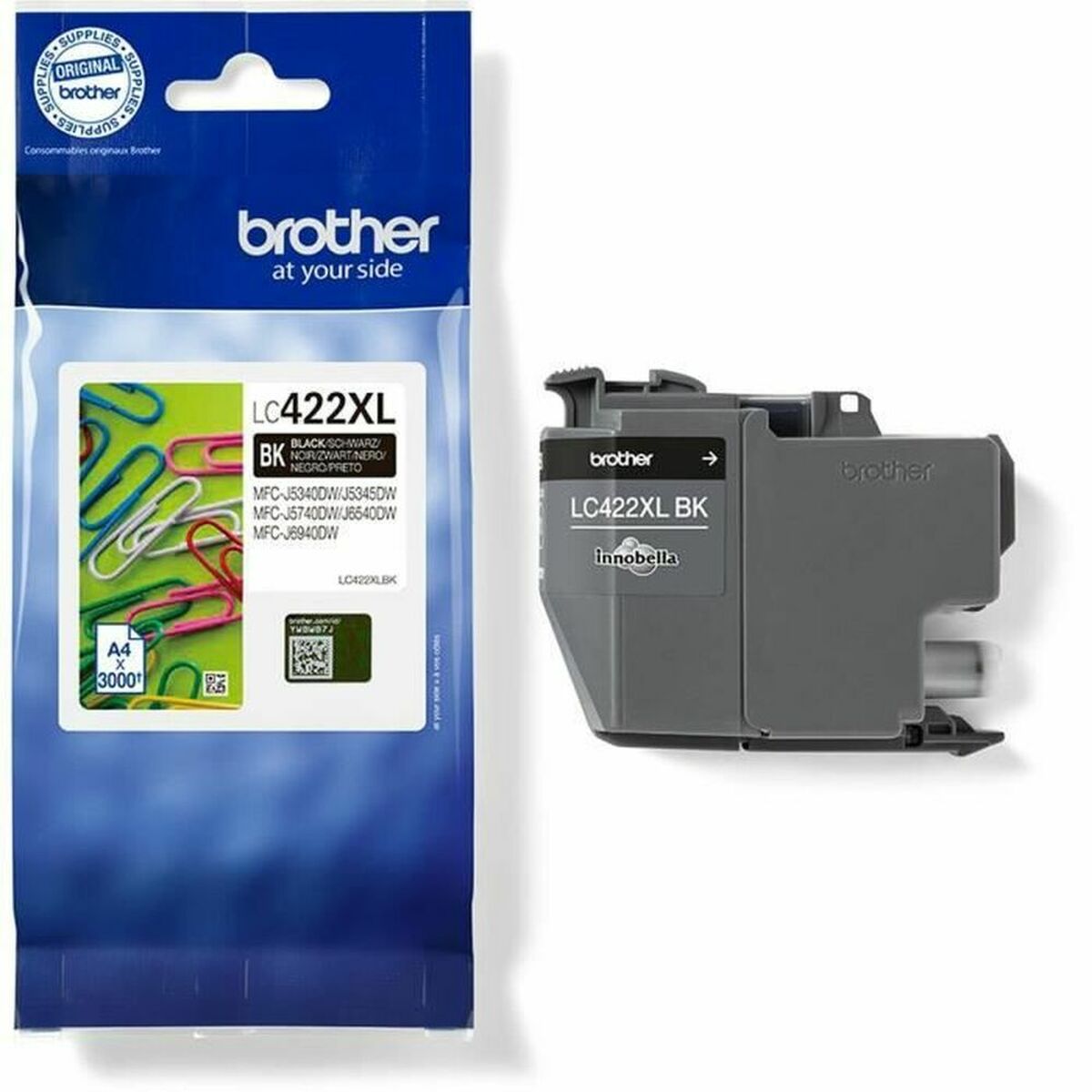 BROTHER LC422XLBK HY Ink Cartridge For BH19M/B Compatible with MFC-J5340DW MFC-J5740DW MFC-J6540DW MFC-J6940DW 3000 pages