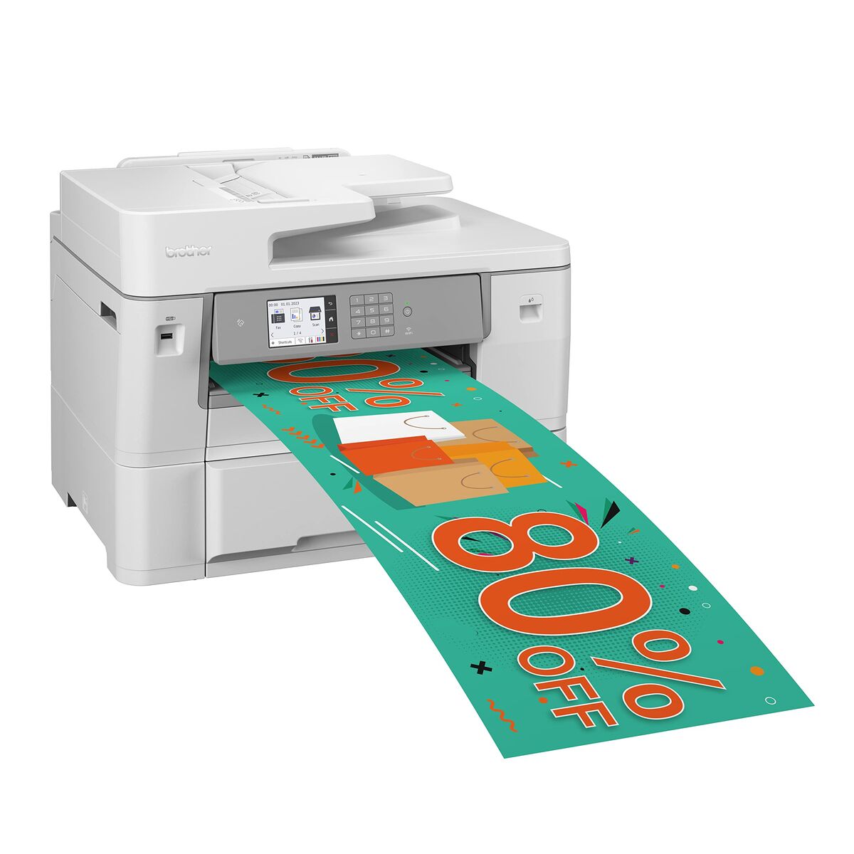 BROTHER MFC-J6959DW MFP colour ink-jet 25ppm copy 30ppm print 850 sheets USB 2.0 LAN Wi-Fi NFC USB 2.0 host