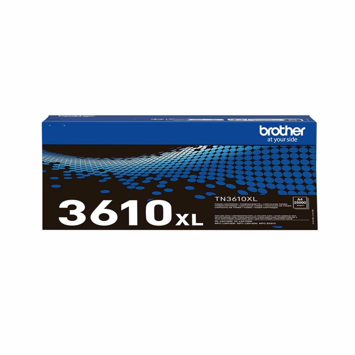 BROTHER TN-3610XL Ultra High Yield Black Toner Cartridge Prints 25.000 pages