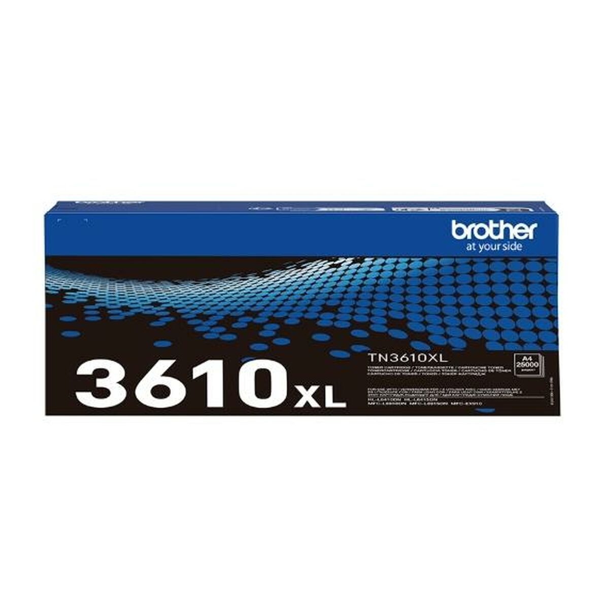 BROTHER TN-3610XL Ultra High Yield Black Toner Cartridge Prints 25.000 pages