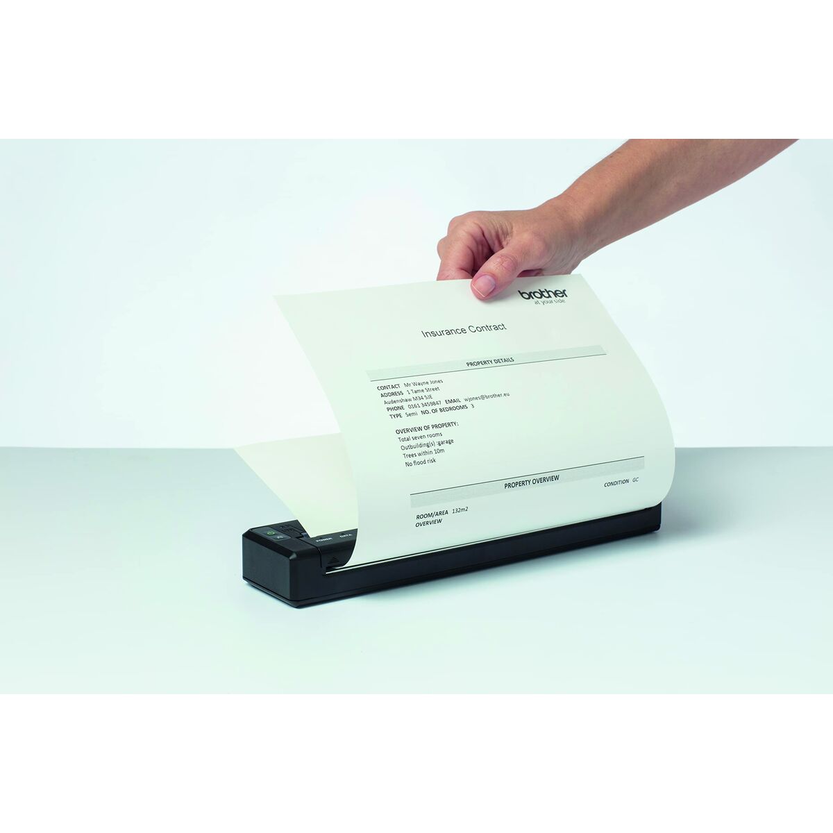BROTHER PocketJet 8 PJ-862 Printer Mono B/W direct thermal A4 203x200dpi 13.5ppm NFC USB-C Bluetooth 5.2 LE