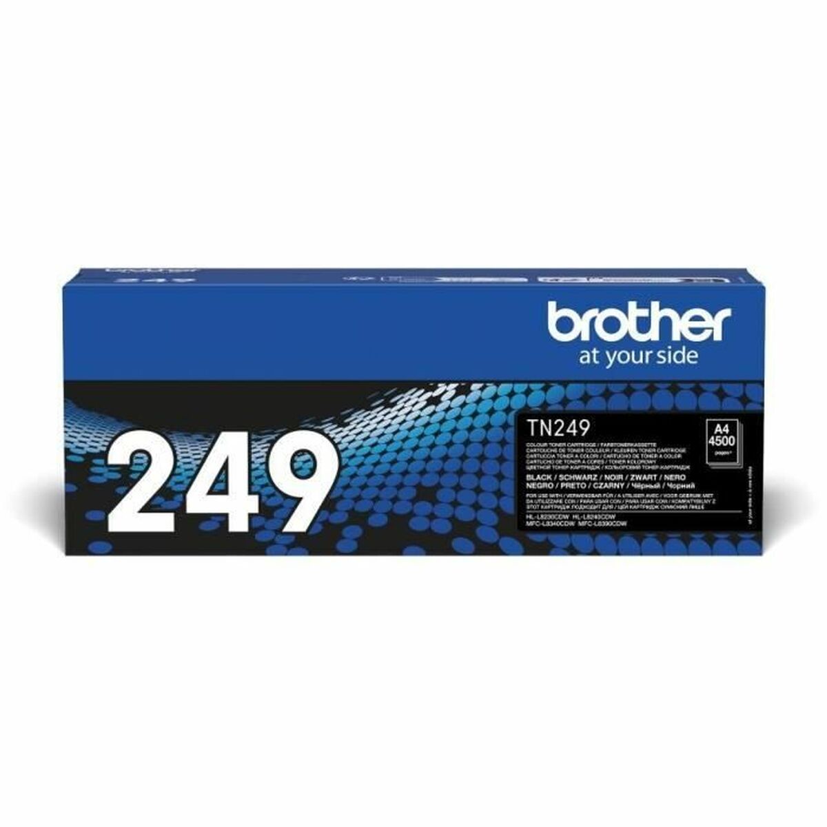 BROTHER TN-249BK Black Toner Cartridge Prints 4.500 pages