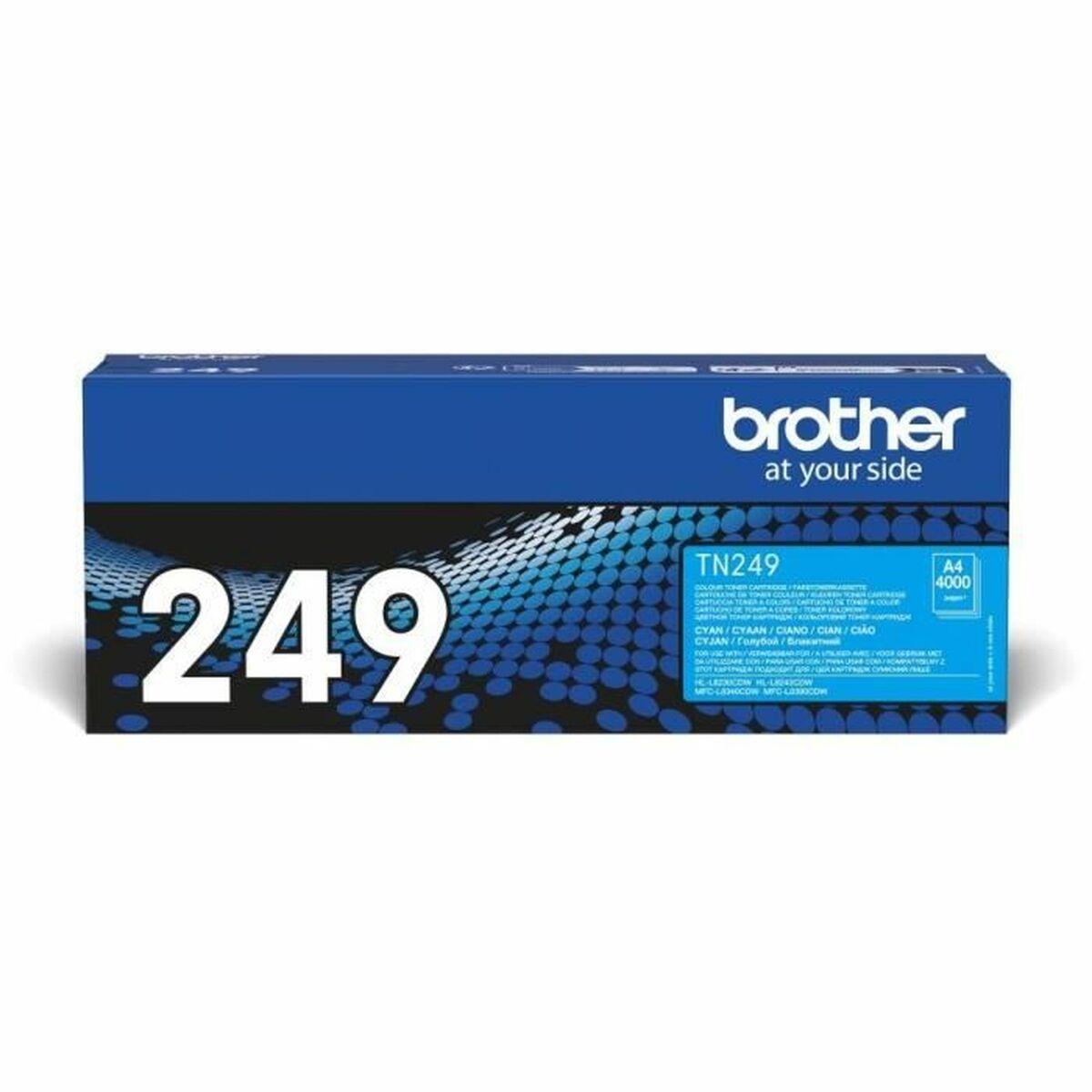 BROTHER TN-249C Cyan Toner Cartridge Prints 4.000 pages