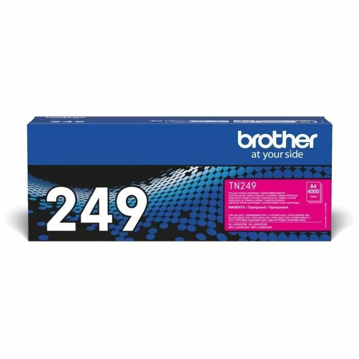 BROTHER TN-249M Magenta Toner Cartridge Prints 4.000 pages