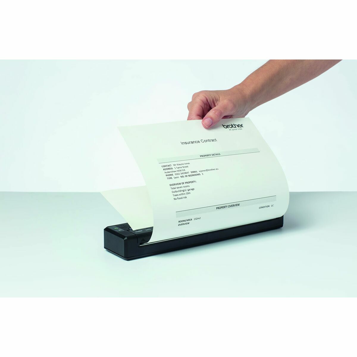 BROTHER PocketJet 8 PJ-823 Printer Mono B/W direct thermal A4 300x300dpi 13.5ppm USB-C