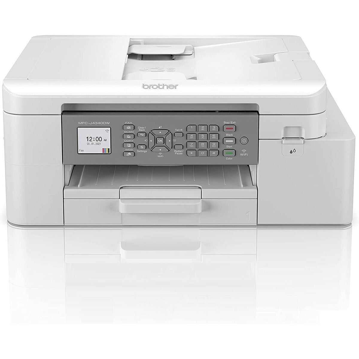 BROTHER MFCJ4340DWE ECOPRO Inkjet Multifunction Printer 4in1 20/19ppm 1200x2400dpi (P)