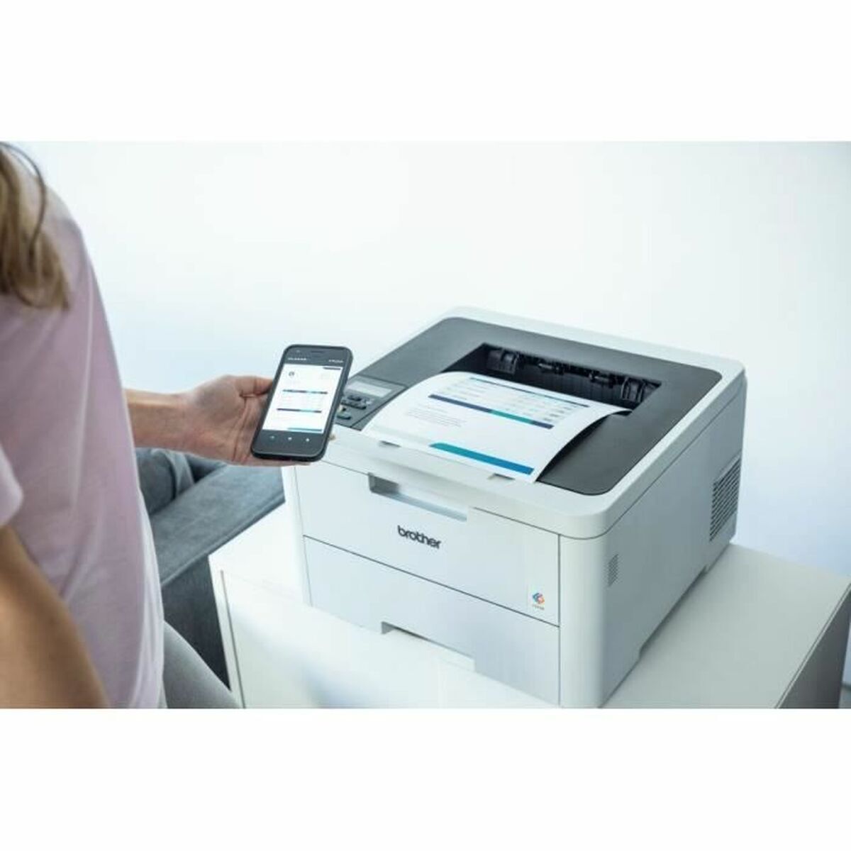 BROTHER HL-L3220CWE Printer colour LED A4 600x2400dpi 18ppm mono 18ppm colour 250sheets USB Wi-Fi