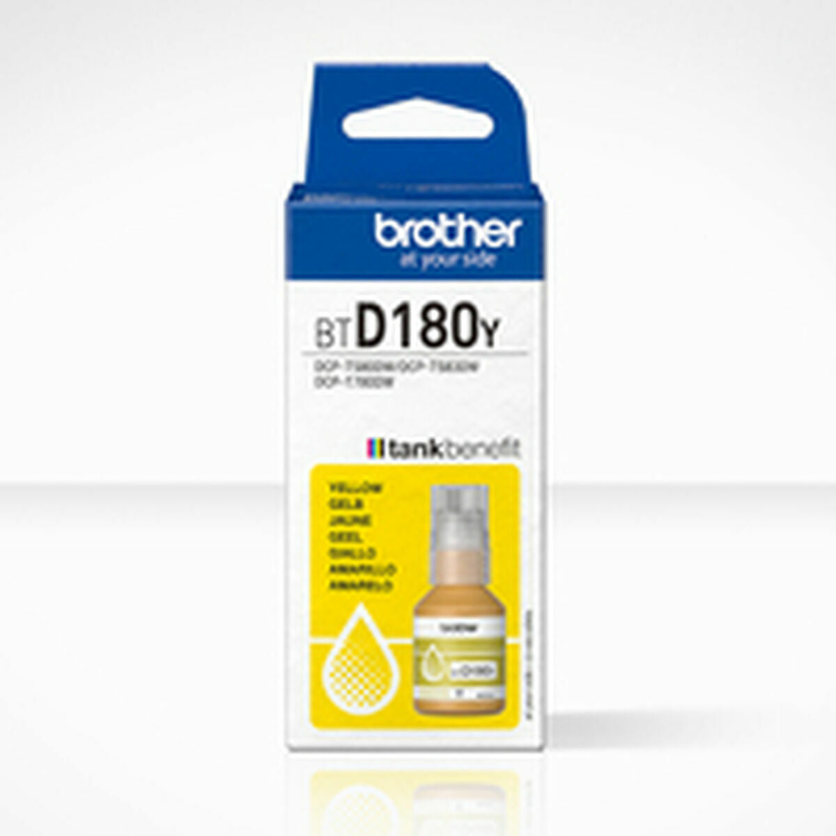 BROTHER Yellow ink bottle yield up to 5.000 pages